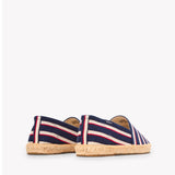 The Original Espadrille - Classic Stripes - Navy / Ivory / Red - Men's - Men's Espadrilles - Navy / Ivory / Red - Soludos - 