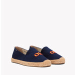 The Original Espadrille - Embroidery / Spain - Armada Blue - Men's - Men's Espadrilles - Oasis White / Spain - Soludos - 