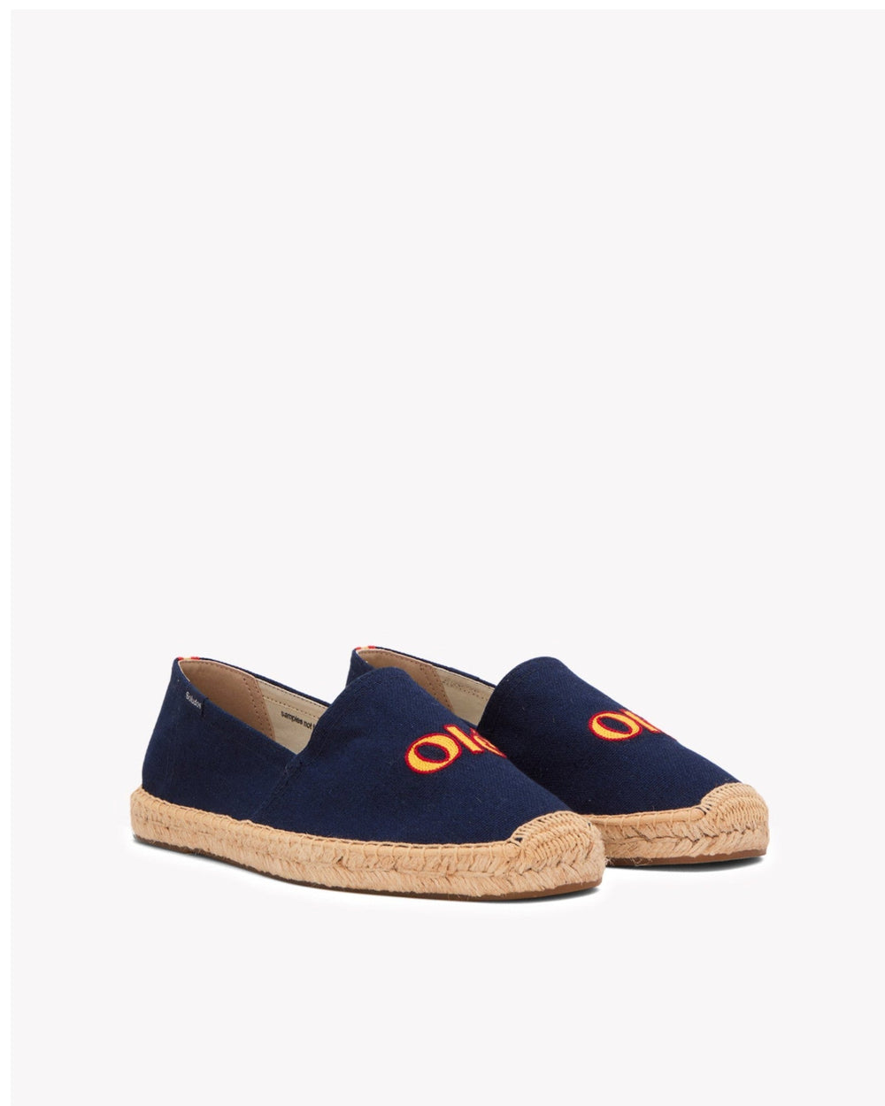 The Original Espadrille - Embroidery / Spain - Armada Blue - Men's - Men's Espadrilles - Oasis White / Spain - Soludos - 