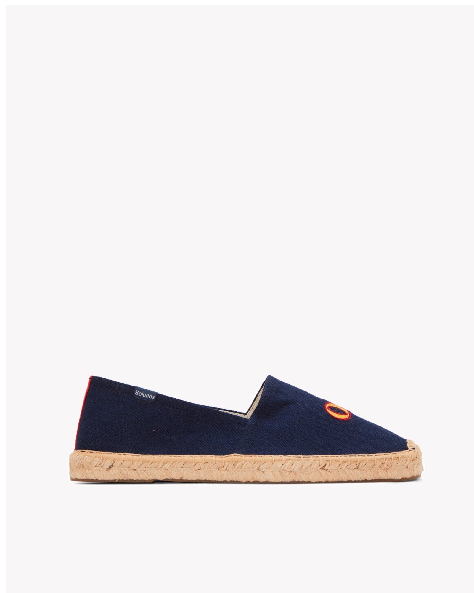 The Original Espadrille - Embroidery / Spain - Armada Blue - Men's - Men's Espadrilles - Oasis White / Spain - Soludos - 