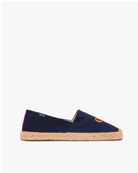 The Original Espadrille - Embroidery / Spain - Armada Blue - Men's - Men's Espadrilles - Oasis White / Spain - Soludos - 