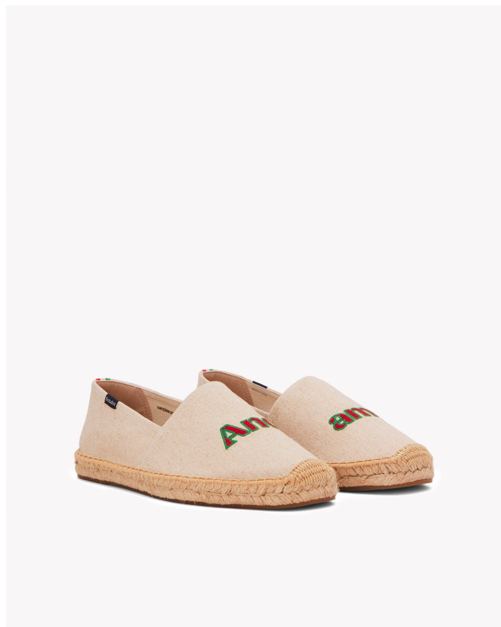 The Original Espadrille - Embroidery / Italy - Natural Undyed - Men's - Men's Espadrilles - Natural Undyed / Italy - Soludos - 