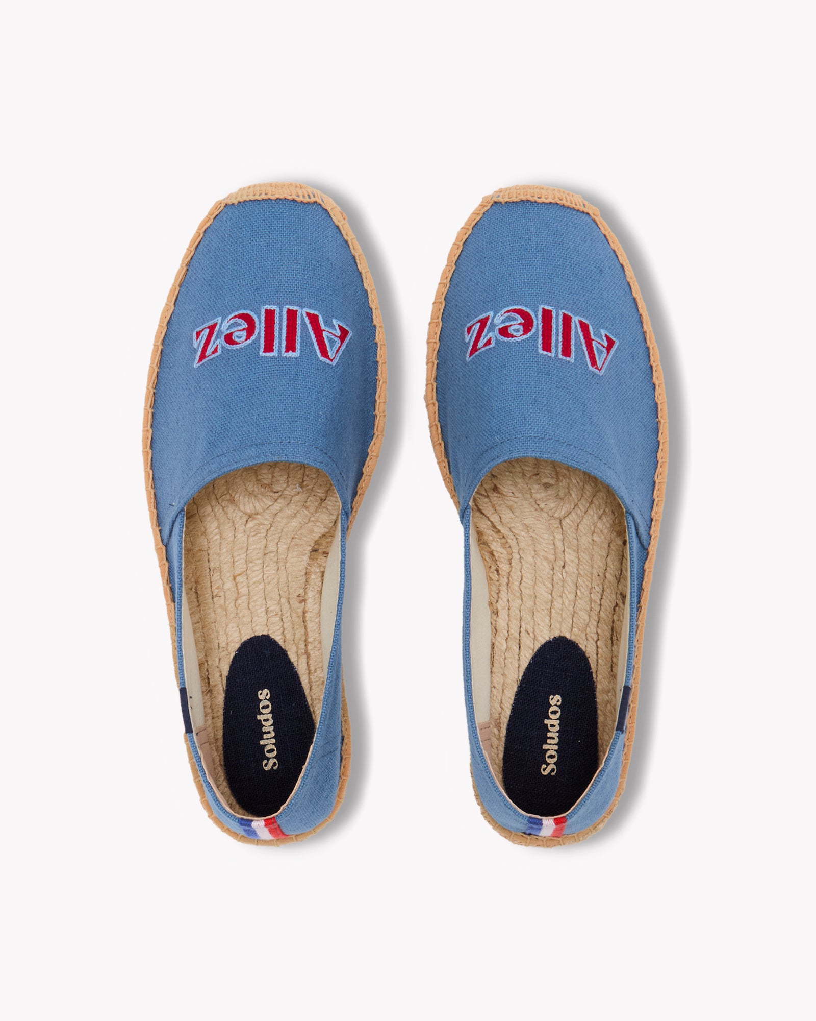 The Original Espadrille - Embroidery / France - Laguna Blue - Men's