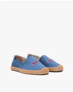 The Original Espadrille - Embroidery / France - Laguna Blue - Men's - Men's Espadrilles - Laguna Blue / France - Soludos - 