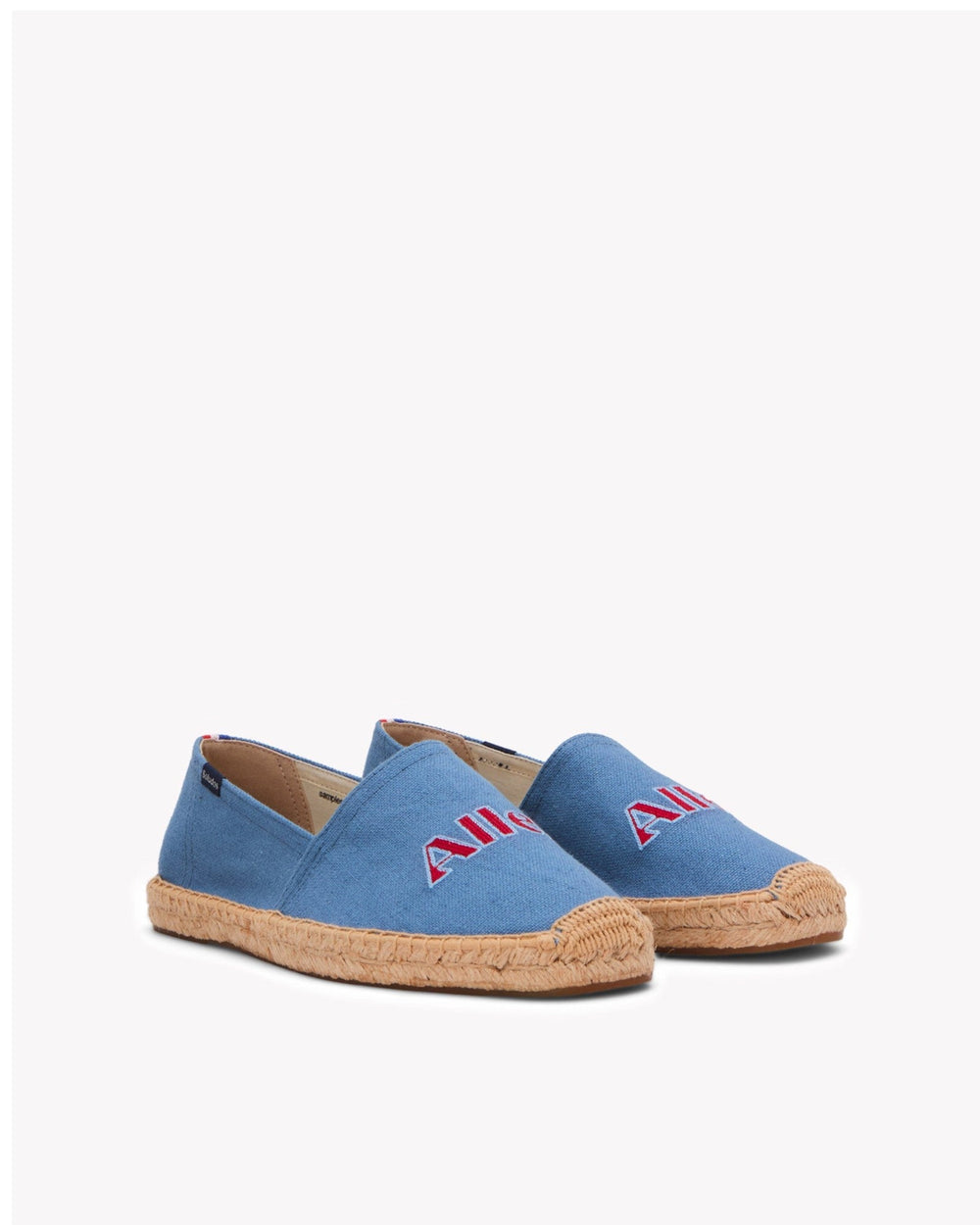 The Original Espadrille - Embroidery / France - Laguna Blue - Men's - Men's Espadrilles - Laguna Blue / France - Soludos - 