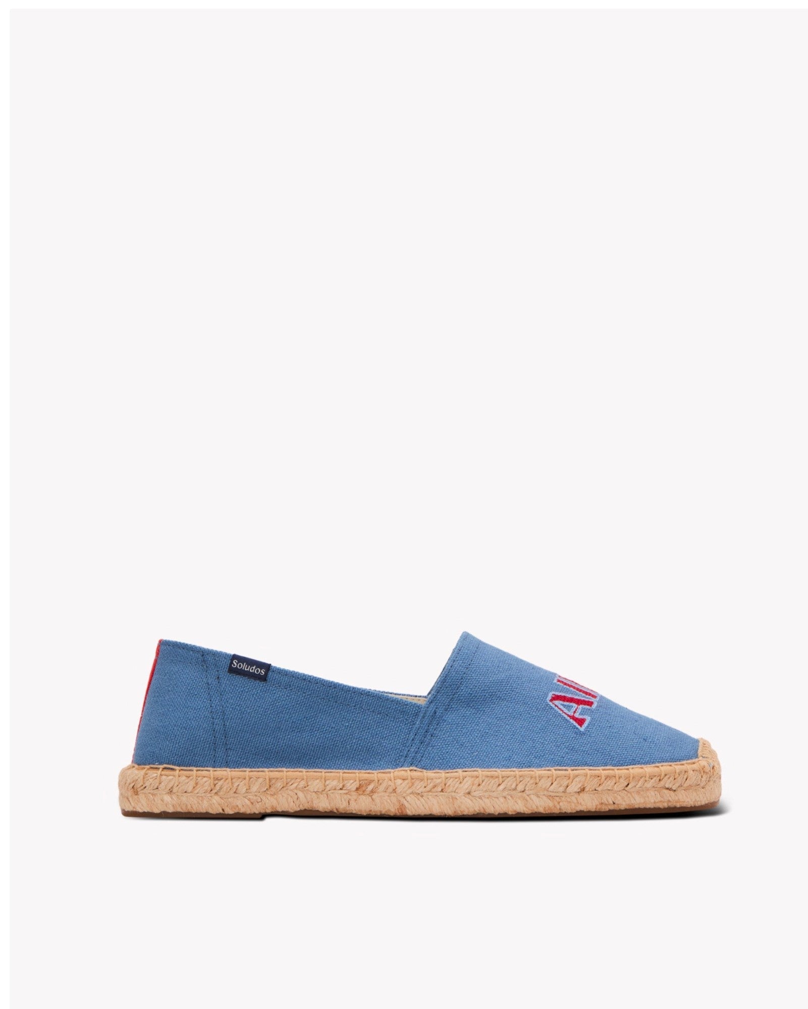The Original Espadrille - Embroidery / France - Laguna Blue - Men's - Men's Espadrilles - Laguna Blue / France - Soludos - 