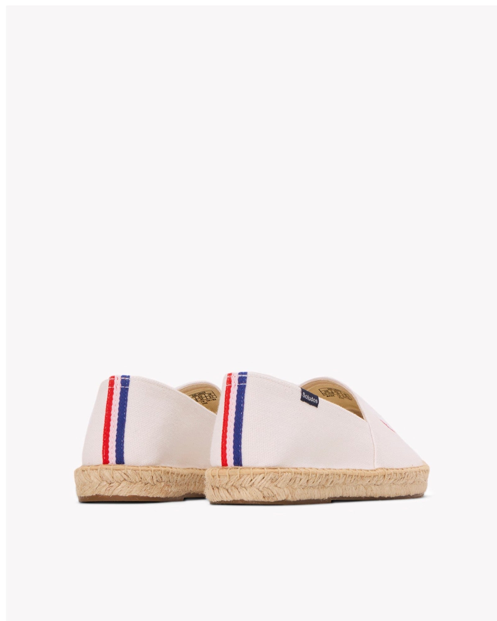 The Original Espadrille - Embroidery / USA - Oasis White - Men's - Men's Espadrilles - Oasis White / USA - Soludos - 