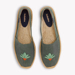 Men's Original Espadrille | Embroidery | Cardenxe - Vintage Green - Men's Espadrilles - Cardenxe - Vintage Green - Soludos - 