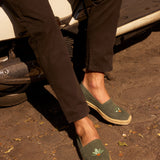 Men's Original Espadrille | Embroidery | Cardenxe - Vintage Green - Men's Espadrilles - Cardenxe - Vintage Green - Soludos - 