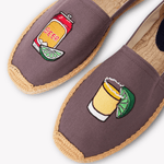Men's Original Espadrille | Embroidery | Beer - Ceniza Gray - Mens Espadrilles - Beer - Ceniza Gray - ET2C - 