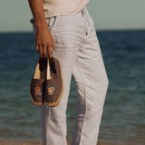 Men's Original Espadrille | Embroidery | Beer - Ceniza Gray - Mens Espadrilles - Beer - Ceniza Gray - Soludos - 