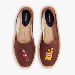 Men's Original Espadrille | Embroidery | Cola & Chips - Iberia Brown - Mens Espadrilles - Cola & Chips - Iberia Brown - ET2C - 