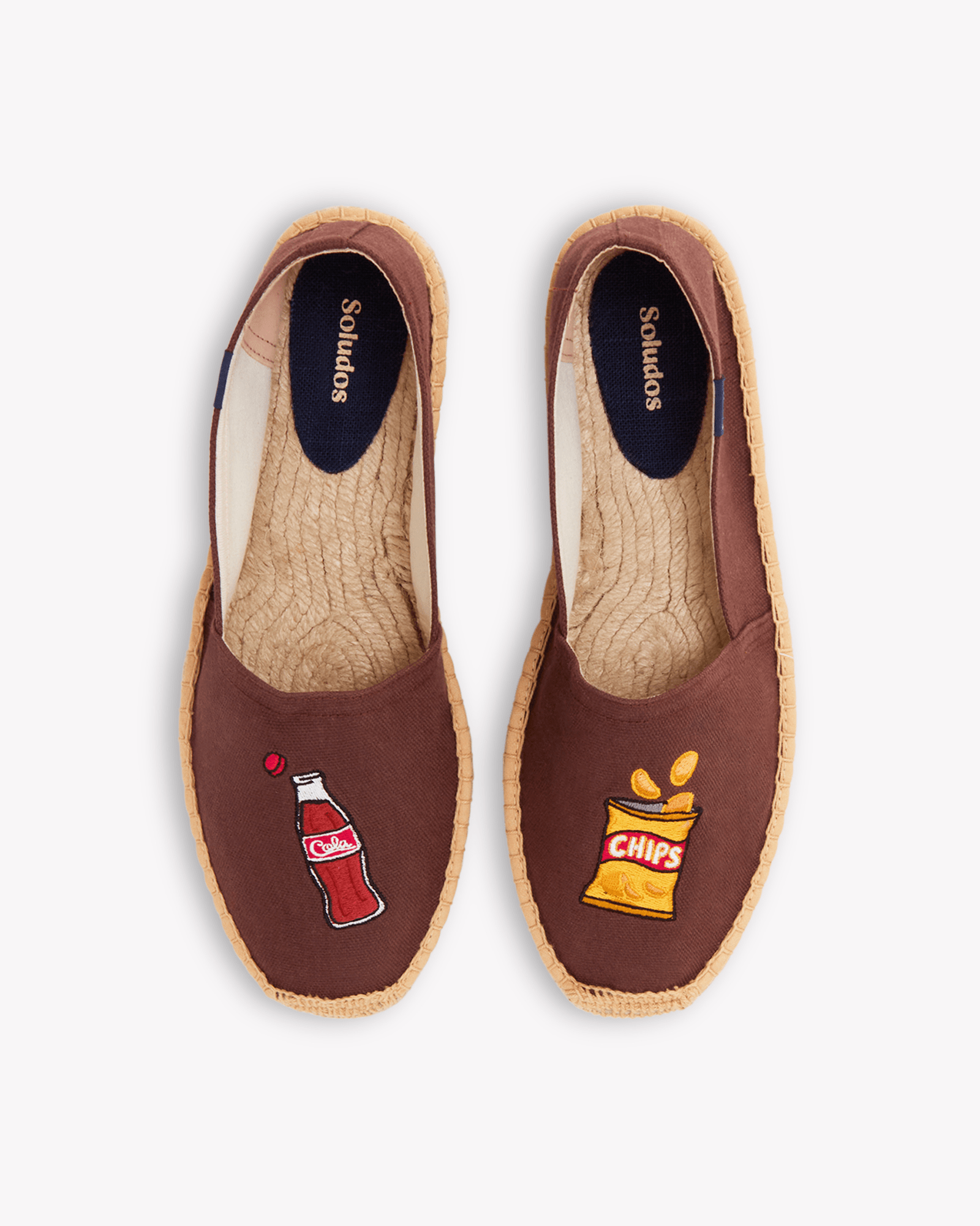 Men's Original Espadrille | Embroidery | Cola & Chips - Iberia Brown - Mens Espadrilles - Cola & Chips - Iberia Brown - ET2C - 