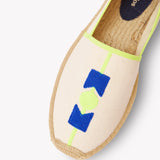 Men's Original Espadrille | Embroidery | Molyan Blue - Natural Undyed