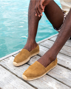Mens_Espadrilles_The Original_Leather Colors_Miel Brown - Men's Espadrilles - Miel Brown - Soludos - 