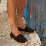 Men's Original Espadrille | Leather Color | Tronco Brown - Men's Espadrilles - Tronco Brown - Soludos - 