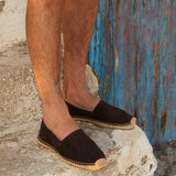Men's Original Espadrille | Leather Color | Tronco Brown - Men's Espadrilles - Tronco Brown - Soludos - 