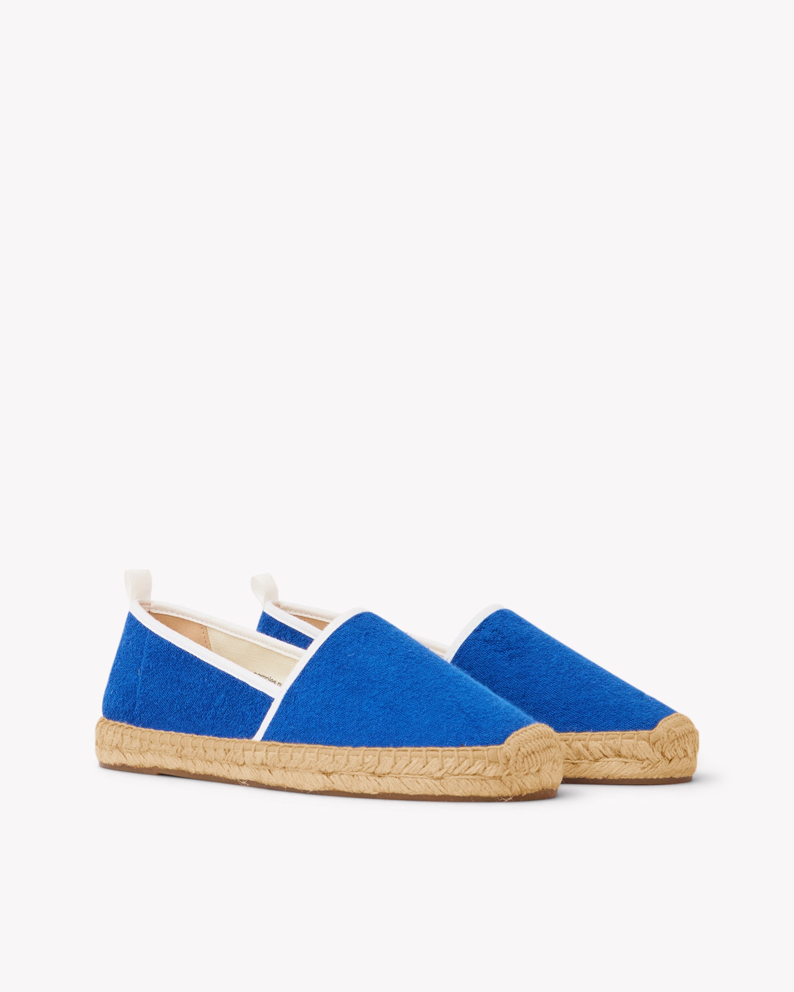 Men's Original Espadrille | Terry | French Blue - White - Men's Espadrilles - French Blue - White - Soludos - 