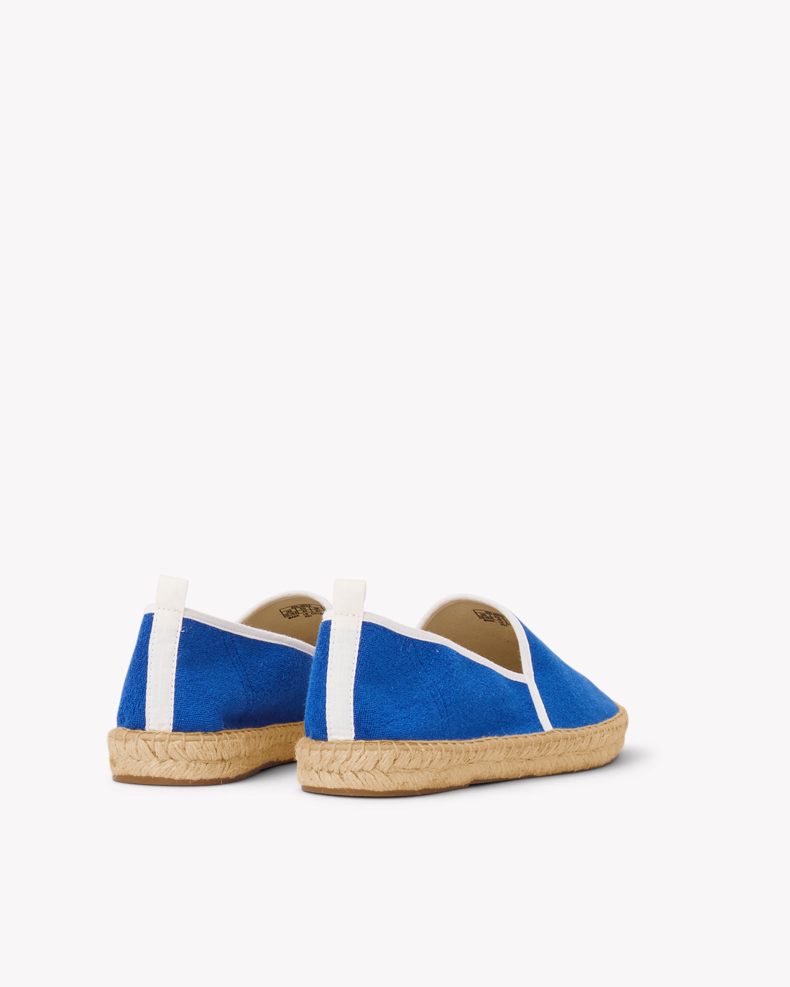 Men's Original Espadrille | Terry | French Blue - White - Men's Espadrilles - French Blue - White - Soludos - 