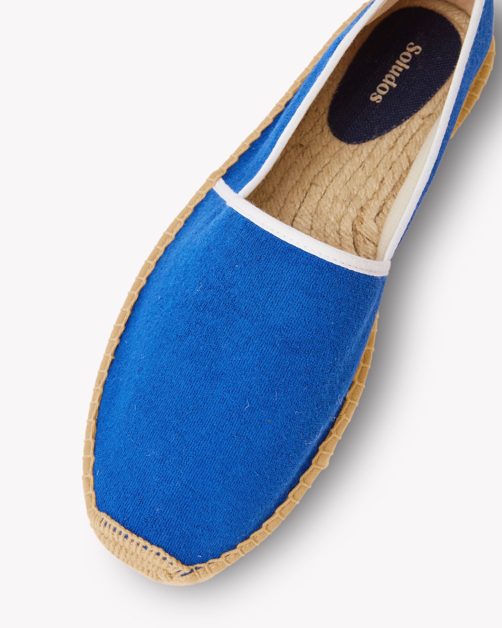 Men's Original Espadrille | Terry | French Blue - White - Men's Espadrilles - French Blue - White - Soludos - 