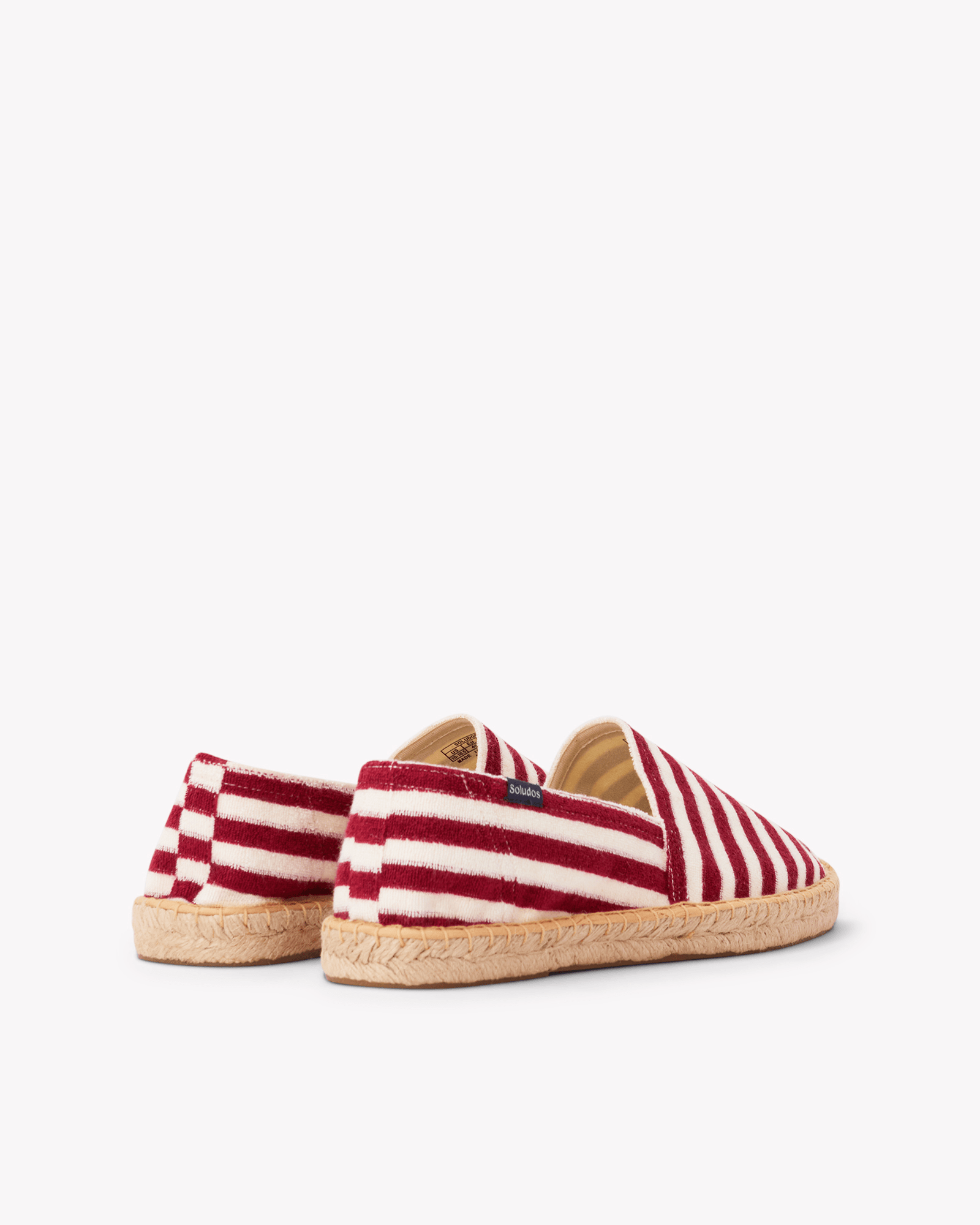 Men's Original Espadrille | Terry | Burgundy - Natural - Mens Espadrilles - Burgundy - Natural - ET2C - 