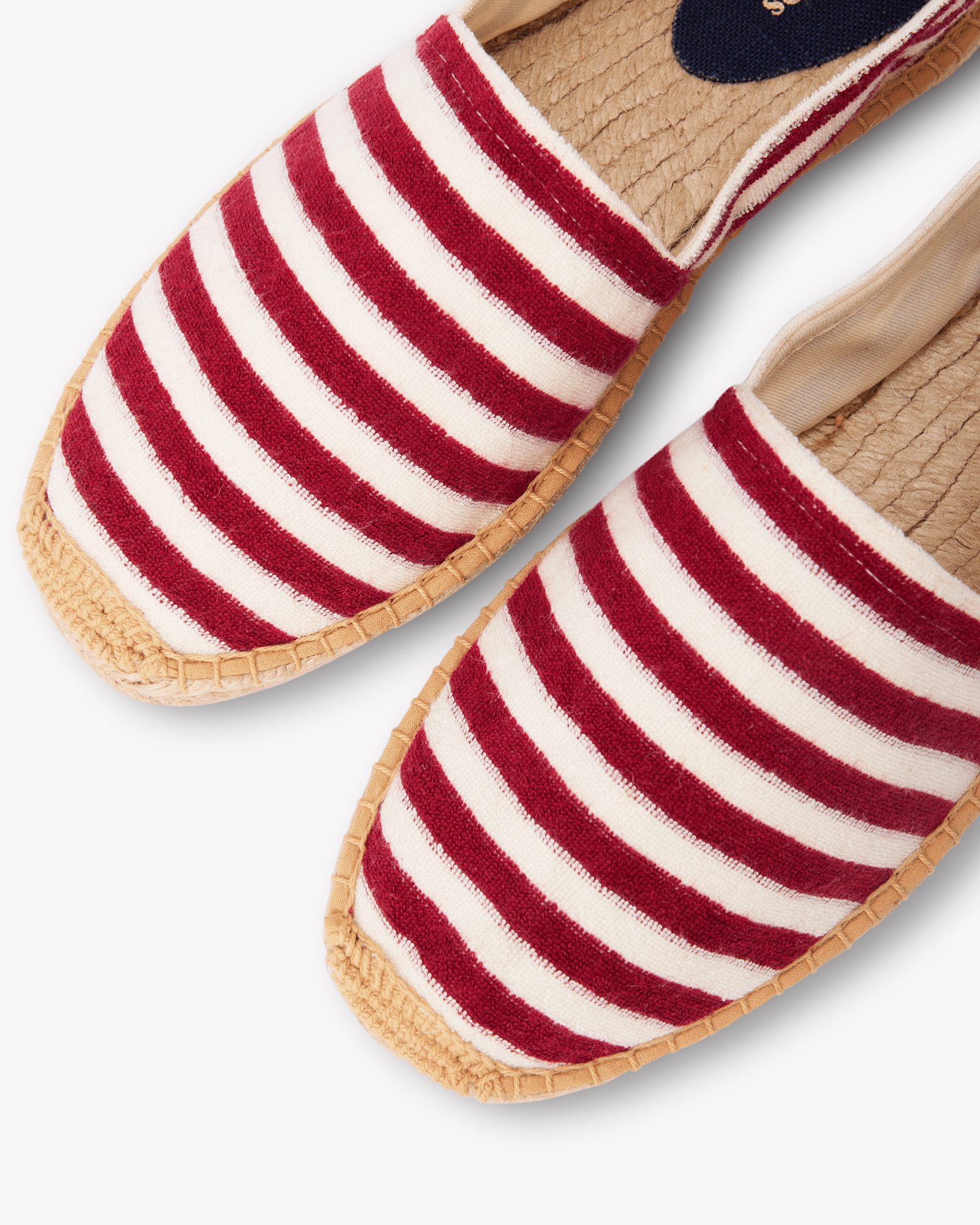 Men's Original Espadrille | Terry | Burgundy - Natural - Mens Espadrilles - Burgundy - Natural - ET2C - 