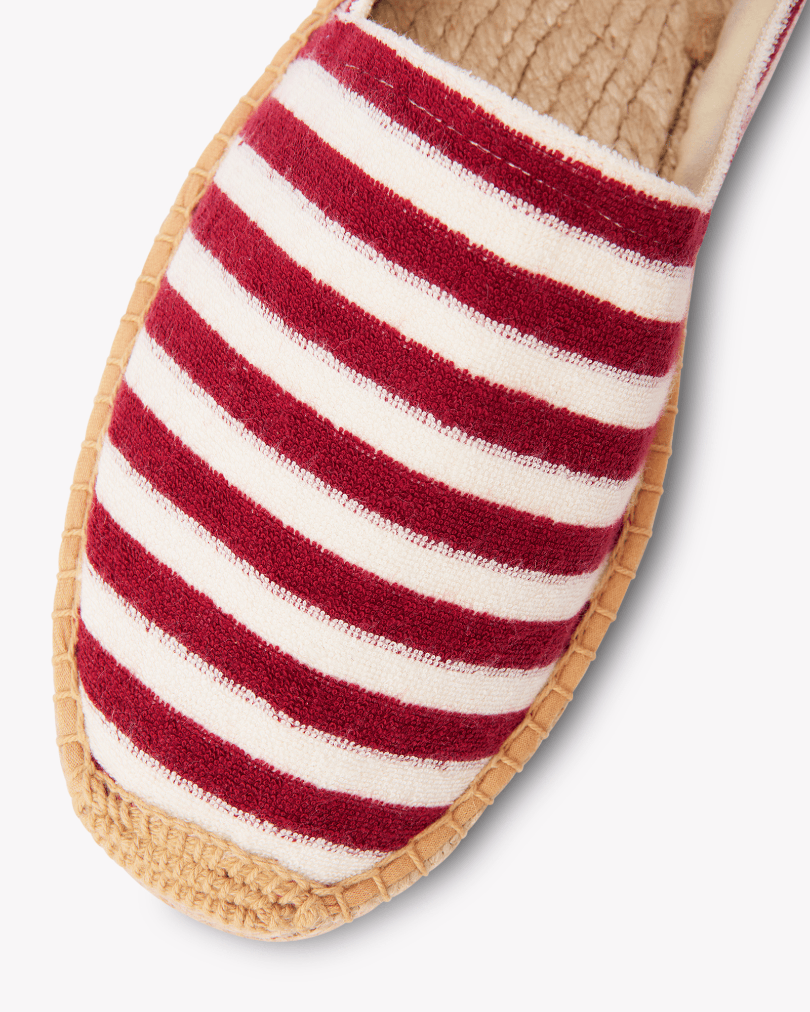 Men's Original Espadrille | Terry | Burgundy - Natural - Mens Espadrilles - Burgundy - Natural - ET2C - 