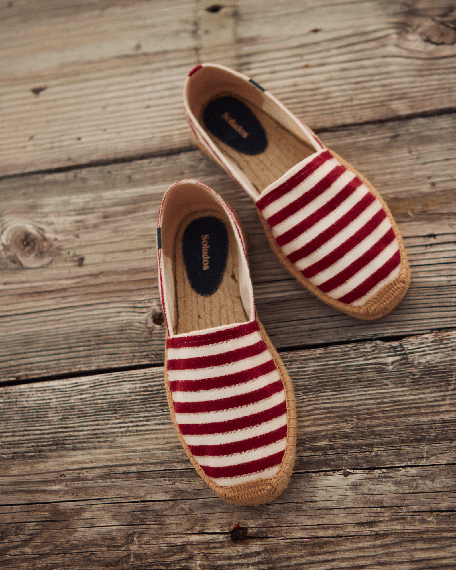 Men's Original Espadrille | Terry | Burgundy - Natural - Mens Espadrilles - Burgundy - Natural - Soludos - 