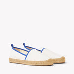 Men's Original Espadrille | Terry | White - French Blue - Men's Espadrilles - White - French Blue - Soludos - 