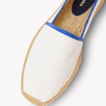 Men's Original Espadrille | Terry | White - French Blue - Men's Espadrilles - White - French Blue - Soludos - 