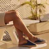 Men's Dali Mule Espadrille | Vintage Blue - Mens Espadrilles - Vintage Blue - Soludos - 