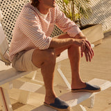 Men's Dali Mule Espadrille | Vintage Blue - Mens Espadrilles - Vintage Blue - Soludos - 