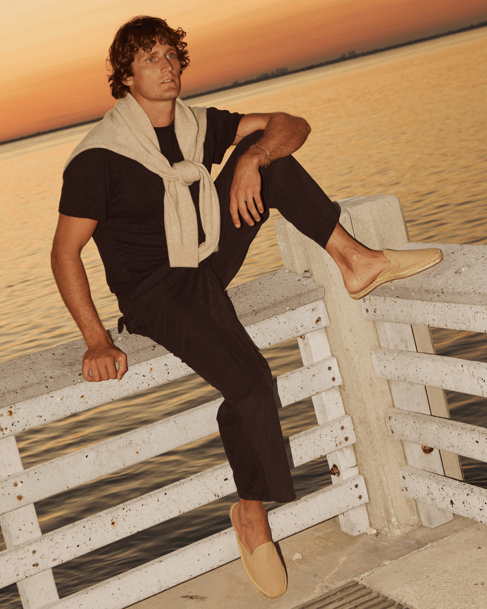 Men's Dali Mule Espadrille | Summer Sand - Mens Espadrilles - Summer Sand - Soludos - 