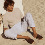 Men's Dali Mule Espadrille | Iberia Brown - Mens Espadrilles - Iberia Brown - Soludos - 