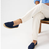 Men's Smoking Espadrille | Woven Color | Armada Blue - Tonal
