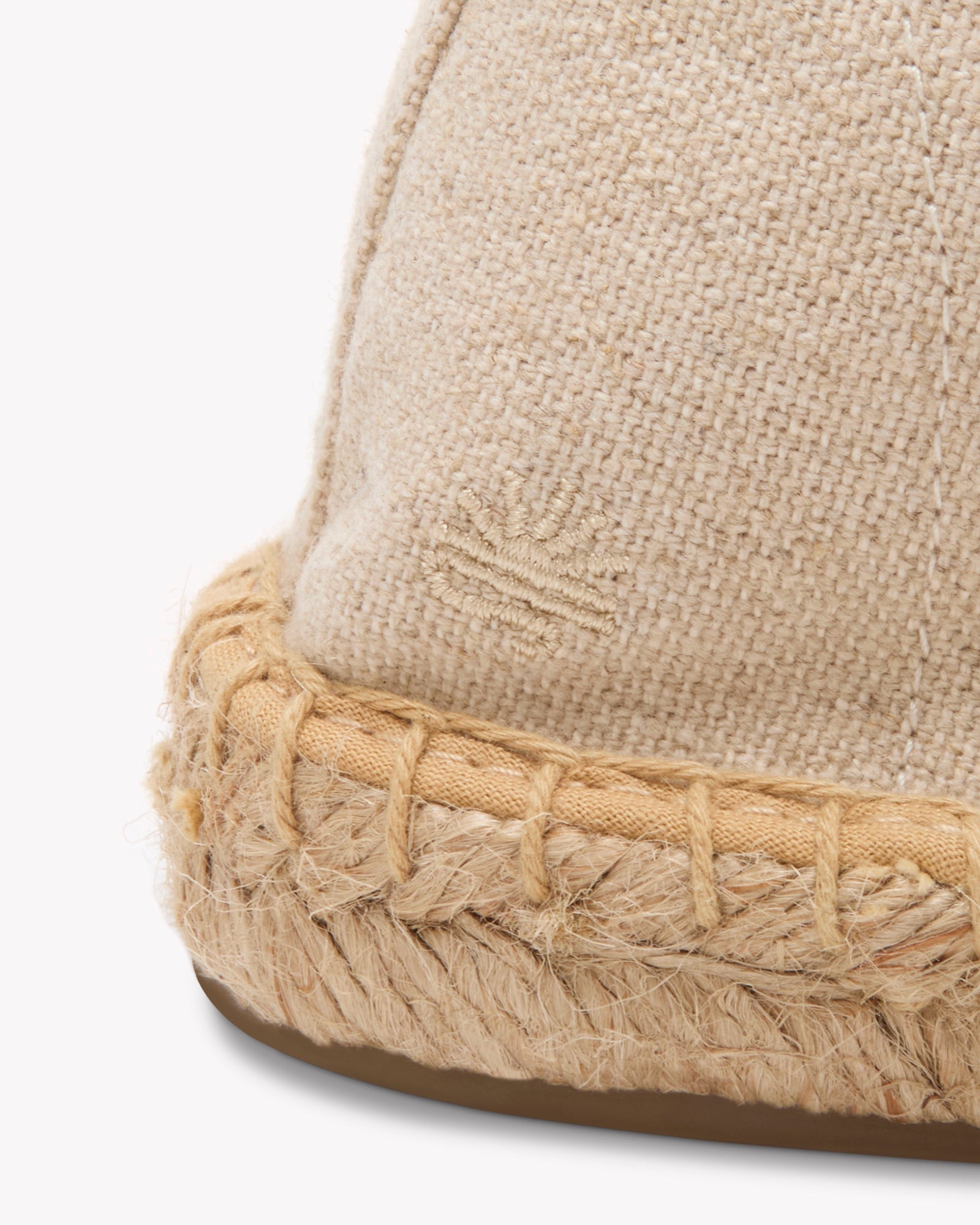 The Smoking Slipper - Embroidery / Palm Tree - Natural Undyed - Men's - Men's Espadrilles - Natural Undyed / Palm Tree - Soludos -