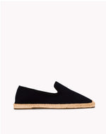 The Smoking Slipper - Tonal Piping - Tonal Black - Men's - Men's Espadrilles - Tonal Black - Soludos - 