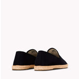 The Smoking Slipper - Tonal Piping - Tonal Black - Men's - Men's Espadrilles - Tonal Black - Soludos - 