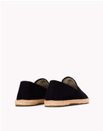 The Smoking Slipper - Tonal Piping - Tonal Black - Men's - Men's Espadrilles - Tonal Black - Soludos - 