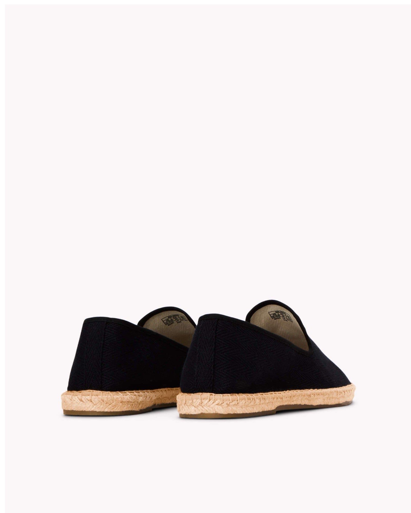 The Smoking Slipper - Tonal Piping - Tonal Black - Men's - Men's Espadrilles - Tonal Black - Soludos - 