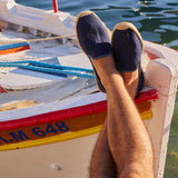Men's Smoking Espadrille | Woven Color | Armada Blue - Tonal - Men's Espadrilles - Armada Blue - Tonal - Soludos - 