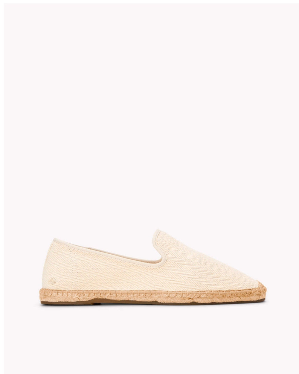 The Smoking Slipper - Tonal Piping - Tonal Ivory - Men's - Men's Espadrilles - Tonal Ivory - Soludos - 