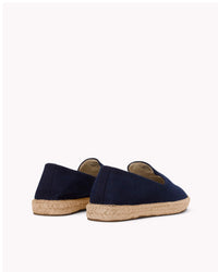 The Smoking Slipper - Embroidery / Cin Cin - Armada Blue - Men's - Men's Espadrilles - Armada Blue - ET2C - 
