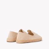 Men's Smoking Espadrille | Embroidery | Anchors - Natural Undyed - Mens Espadrilles - Anchors - Natural Undyed - ET2C - 