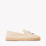 Men's Smoking Espadrille | Embroidery | Anchors - Natural Undyed - Mens Espadrilles - Anchors - Natural Undyed - ET2C - 