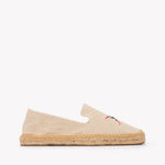 Men's Smoking Espadrille | Embroidery | Scuba & Sharks - Natural Undyed - Men's Espadrilles - Scuba & Sharks - Natural Undyed - Soludos - 