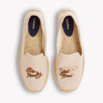 Men's Smoking Espadrille | Embroidery | Yeehaw - Natural Undyed - Men's Espadrilles - Natural Undyed - Yeehaw - Soludos - 