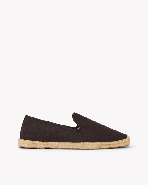 EUC Soludos The Smoking Espadrille in Noche Black - Men’s EU 43 | US 9 - 9.5 The Smoking Espadrille | Noche Black Tonal Woven Men main image 2
