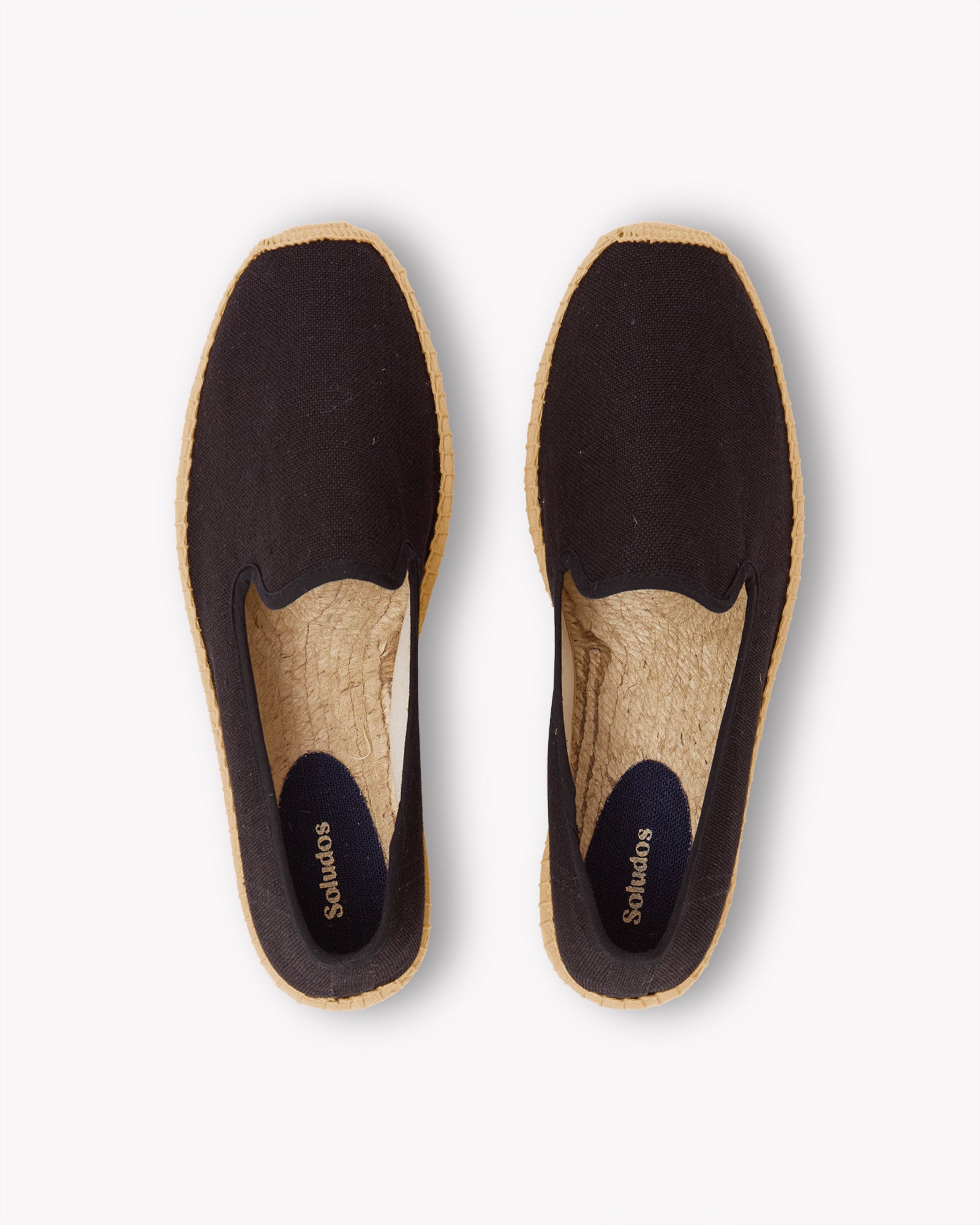 The Smoking Espadrille | Noche Black Tonal Woven Men