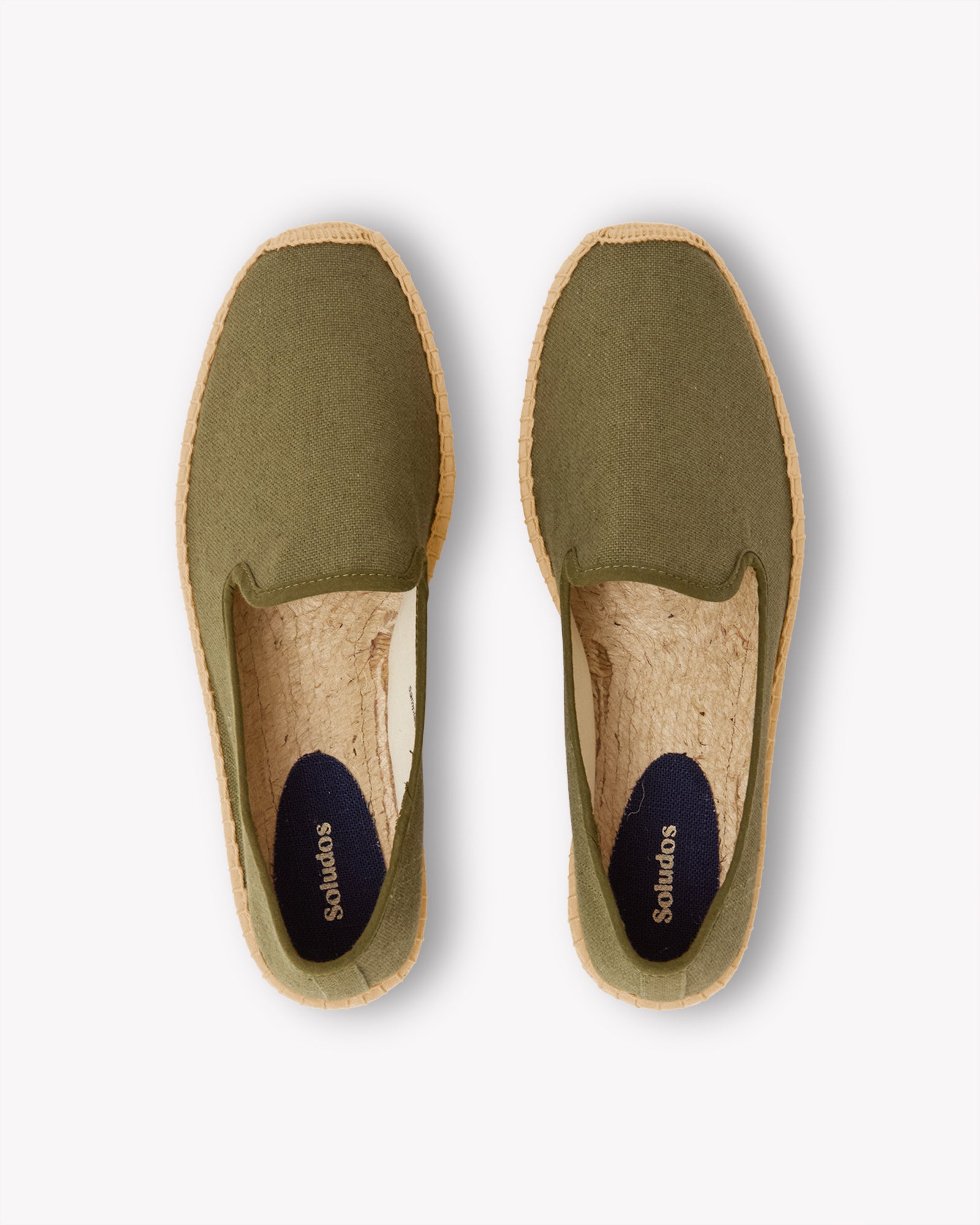Men's Smoking Espadrille | Woven Color | Oliva Green - Tonal – Soludos